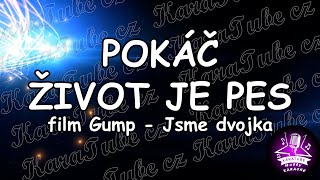 POKÁČ  ŽIVOT JE PES film Gump  Jsme dvojka KARAOKE [upl. by Ennaharas493]