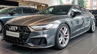 NEW Audi A7 Sportback S line 2024  Interior and Exterior Walkaround [upl. by Hairakcaz]