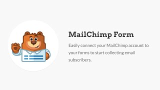 WPForms Mailchimp Form [upl. by Ettenad]