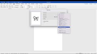 HOW TO FIX Mac Os Microsoft Word Custom Page Size Missing How To Access Page Setup [upl. by Yuria329]