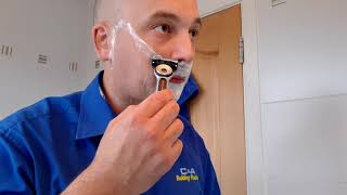 UK Gillette Labs Heated Razor Shave Review [upl. by Alludba]