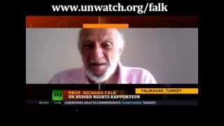 UN official Richard Falk calls Israel quotgenocidalquot [upl. by Erdne]