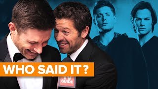 Supernatural Cast Plays WHO SAID IT [upl. by Almond]