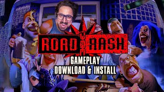 ALL TIME CLASSIC GAME ROAD RASH GAMEPLAY DOWNLOAD AND INSTALL [upl. by Ruggiero]