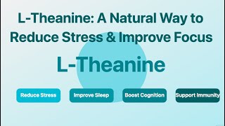 LTheanine A Natural Way to Reduce Stress and Improve Focus  ScienceBacked Benefits [upl. by Symon]