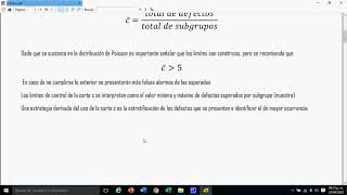 Carta de control para atributos C [upl. by Blondie]