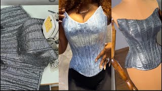 PREMIUM OVERBUST CORSET How to draft and sew a waist snatched OVERBUST CORSET  VICTORIAN CORSET [upl. by Mcdonald]