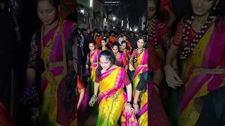 Girls Theenmar Dance Performance Part1 trending viralvideo ytshorts andrapradesh veeravasaram [upl. by Bernadene694]