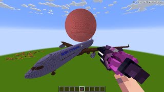 Huge Airplane vs 10000000 TNTs in Minecraft  LIVE [upl. by Mikahs]