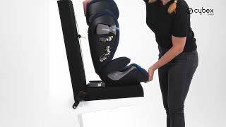 How to Remove the Seat I Solution S2 iFix Car Seat I CYBEX [upl. by Hagep590]