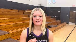 Mylee Comstock Nodaway Valley Girls Basketball [upl. by Ahseinat]