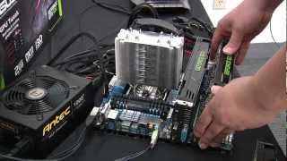 3Way SLI on GeForce GTX680 Graphics Cards by ASUS [upl. by Casmey183]