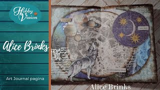 FBLive  Art Journal pagina met Alice  31 okt [upl. by Heisser]