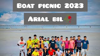 Boat picnic 2023 at Arial bil Padma trending viral mrbeast river munshiganj dhaka bangladesh [upl. by Ardnayek225]