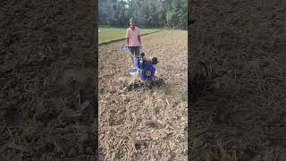 Power Tiller Weeder tractor driving [upl. by Yrro]