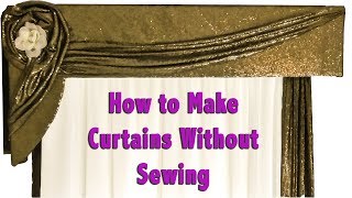 How to Make Curtains Without Sewing [upl. by Keese]