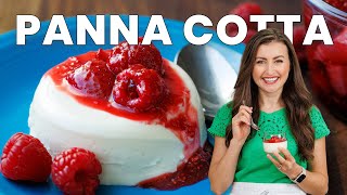 Easy Panna Cotta Every Time Perfect MakeAhead Dessert [upl. by Gordan]