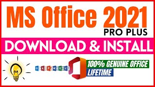 💥How to Download amp Install Microsoft Office 2021 Pro Plus  100 Genuine  Lifetime [upl. by Alarick]