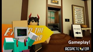 Roblox Regretevator Gameplay Part 6 Old Style Challenge [upl. by Etnuhs626]