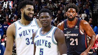 Minnesota Timberwolves vs Philadelphia 76ers  Full Game Highlights  December 20 2023 NBA Season [upl. by Zimmer835]