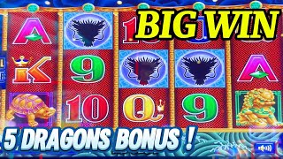 Jackpot Feature on 5 Dragons Rapid slots casino slotmachine vegas gambling [upl. by Renzo]