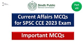 Current Affairs MCQs for SPSC CCE 2023 Exam by digitaldiscite [upl. by Murray]