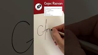 Signature Sign Cojoc Razvan lettersign handwriting namedesign calligraphysignwriting [upl. by Arondel]