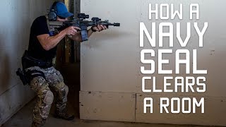 How a Navy SEAL Clears a Room  Close Quarters Combat CQC  Tactical Rifleman [upl. by Diaz]