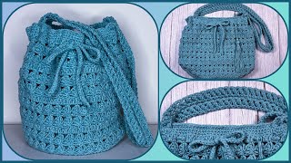 👜BOLSO con Base REDONDA en Crochet  5 pasó a paso 💯fácil 👌 [upl. by Benita]