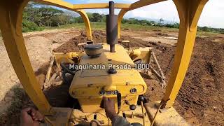 como se opera un bulldozer caterpillar D6B [upl. by Yelsek]