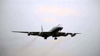 ATI DC8 landing at Yokota Air Base [upl. by Ardel]