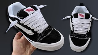 How to Lace Knu Skool Vans Perfectly [upl. by Bodkin]