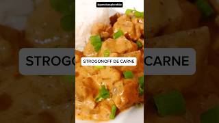 STROGONOFF DE CARNE CREMOSO shortscooking strogonoffdecarne [upl. by Kosaka575]