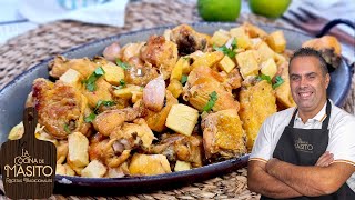 Mucho mas rica que el POLLO AL AJILLO tradicional ¡disfruta esta receta facil y rica [upl. by Gotthelf936]