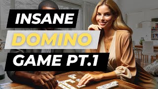 How to Play Dominoes with 2 Players Live 1 on 1 Versus My Top Student  She Knows How I Play Game 1 [upl. by Elleinad]