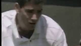 Wimbledon 1995 1R Sampras vs Braasch [upl. by Leduar]