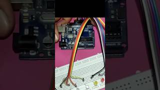 How use breadboard  Arduino project  science project  inspire award project led chaser ai diy [upl. by Raff]