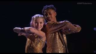 Mandla Morris amp Brightyn Brems  DWTS Juniors Week 1 Jive [upl. by Kinnon]