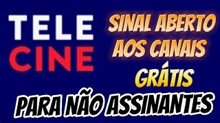 TELECINE SINAL ABERTO PARA NÃO ASSINANTES [upl. by Nylehtak142]