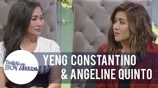 TWBA Does Yeng Constantino and Angeline Quinto believe in each others talents [upl. by Annaili]