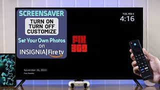 Insignia Smart TV How To Set Your Own Pictures As A Screensaver on Fire TV [upl. by Laverne]