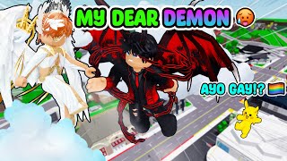 Reacting to Roblox Story  Roblox gay story 🏳️‍🌈 MY DEAR GAY DEMON [upl. by Triny]