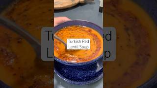 Turkish Red Lentil Soup Recipe lentilsoup souprecipe vegansoup [upl. by Einttirb]