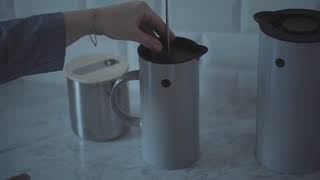 SteltonEM77 electric kettle and press tea makergrey2018 [upl. by Amluz885]