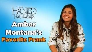 Behind The Scenes Pranks on The Haunted Hathaways with Amber Montana [upl. by Ibur]