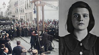 The Guillotine Execution Of Sophie Scholl  The White Rose [upl. by Alekat23]