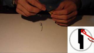 Lockpicking  how to pick small locks with two paperclips [upl. by Ahsenet]