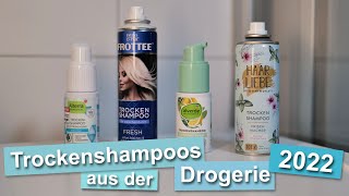 Trockenshampoos aus der Drogerie 2022 meine Empfehlungen [upl. by Mirabelle371]