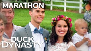 John Luke Gets HITCHED 6 WEDDING FILLED Moments Marathon  Duck Dynasty [upl. by Idel854]