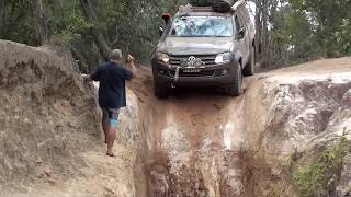 VW Amarok Tackling Gunshot Creek Sept 2015 [upl. by Elyk]